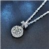 Image 2 : 1 CT GRA CERTIFIED ROUND BRILLIANT 925S NECKLACE