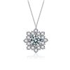 Image 4 : 1 CT GRA CERTIFIED ROUND BRILLIANT 925S NECKLACE