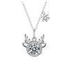 Image 3 : 1 CT GRA CERTIFIED ROUND BRILLIANT 925S NECKLACE