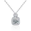 Image 4 : 1 CT GRA CERTIFIED ROUND BRILLIANT 925S NECKLACE