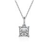 Image 4 : 1 CT GRA CERTIFIED ROUND BRILLIANT 925S NECKLACE