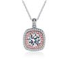 Image 3 : 1 CT GRA CERTIFIED ROUND BRILLIANT 925S NECKLACE