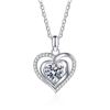 Image 3 : 1 CT GRA CERTIFIED ROUND BRILLIANT 925S NECKLACE