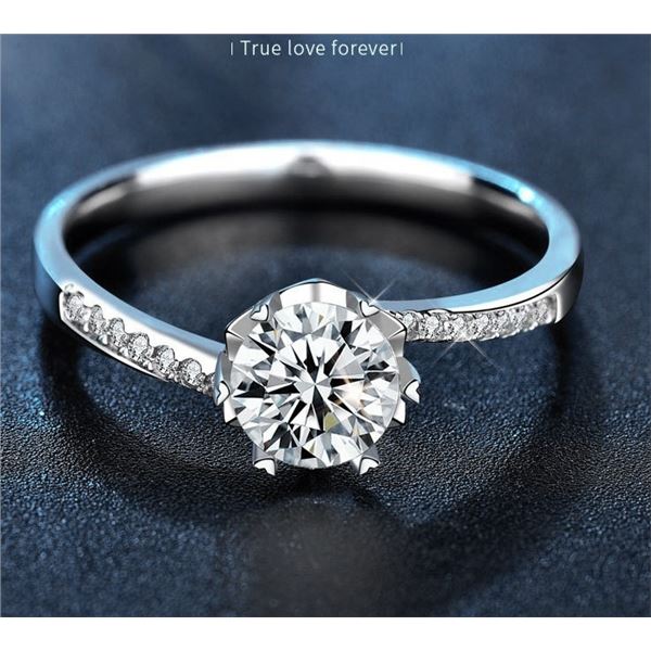1 CT GRA CERTIFIED ROUND BRILLIANT MOISSANITE