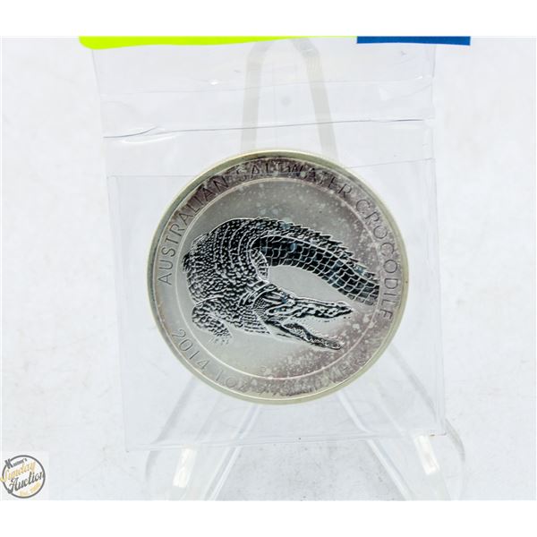 2014 1 OZ AUSTRALIAN ‘SALTWATER CROCODILE’