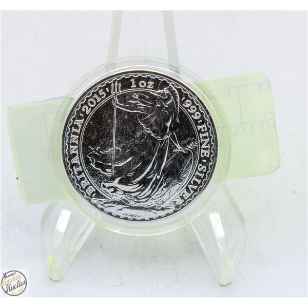 2015 1 OZ BRITANNIA SILVER ROUND