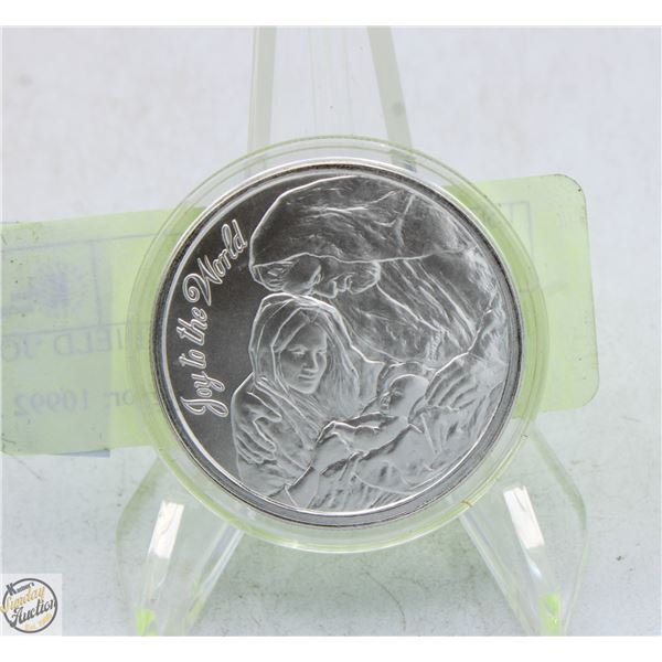 2014 1 TROY OZ SILVER SHIELD ‘JOY TO THE WORLD’