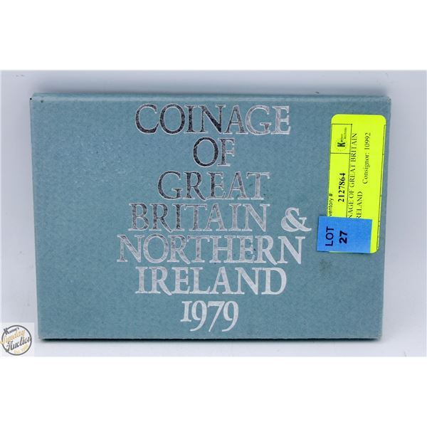 1979 COINAGE OF GREAT BRITAIN AND N. IRELAND