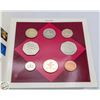 Image 2 : 1993 UK UNC 8 COIN SET