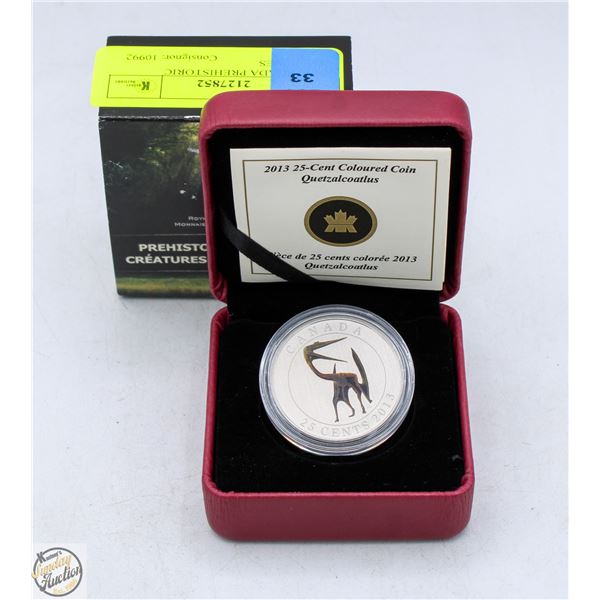 2013 CANADA PREHISTORIC CREATURES