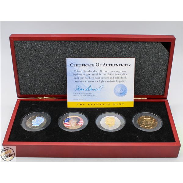 2010 USA JFK HALF DOLLAR 4 COIN SET