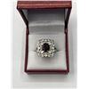 Image 1 : STERLING SILVER NATURAL GARNET (2.10CT) WITH CZ