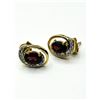 Image 1 : GOLD PLATED STERLING SILVER NATURAL GARNET