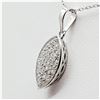 Image 1 : STERLING SILVER CZ PENDANT WITH