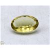 Image 1 : 24.63CT OVAL CUT NATURAL LEMON QUARTZ