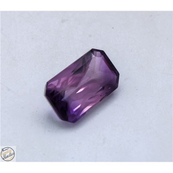 31.30CT FANCY RECTANGLE CUT NATURAL AMETHYST