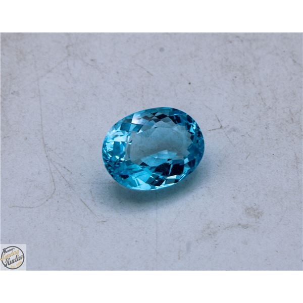 23.54CT OVAL NATURAL CUT BLUE TOPAZ