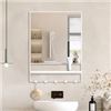 Image 1 : BRAND NEW LETSFIELD BATHROOM MIRROR W SHELF