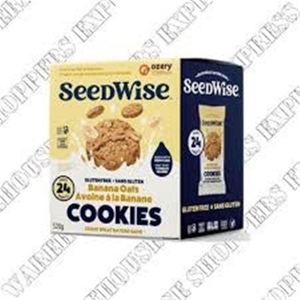 NEW 528G SEEDWISE BANANA OAT COOKIES