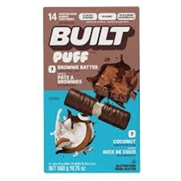 14 X 40G BUILT PUFF PROTEIN BARS