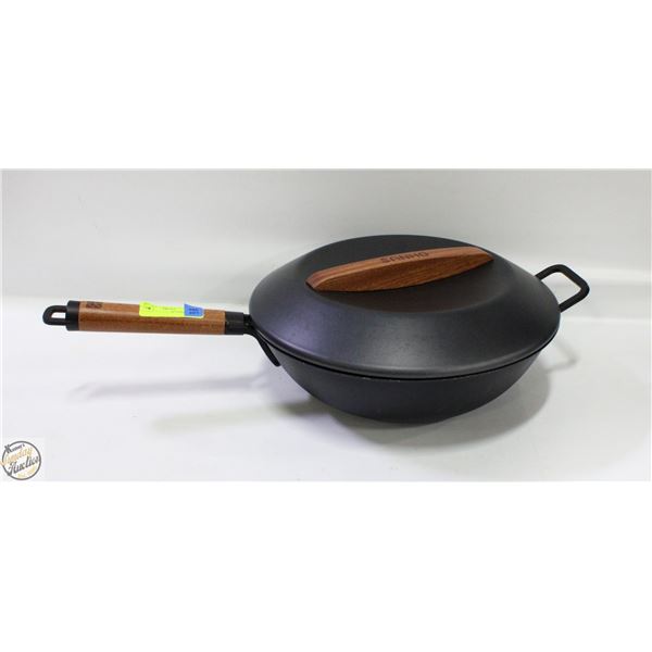 SANHO IRON NON-STICK WOK 12.6 INCHES