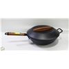 Image 1 : SANHO IRON NON-STICK WOK 12.6 INCHES