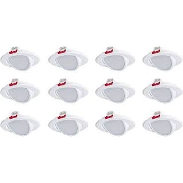 BRAND NEW NADAIR SL4-550CT-12WH 12PK SWIVEL LIGHTS