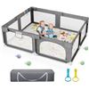 Image 1 : NEW W BOX PALOPALO 71 X 59" BABY PLAYPEN W MAT