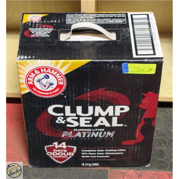 40LB ARM & HAMMER CLUMP & SEAL CAT LITTER