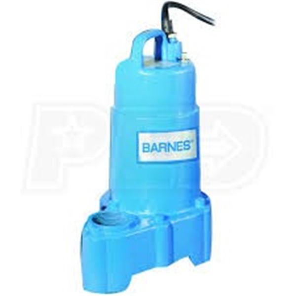 NEW BARNES SUBMERSIBLE SUMP PUMP