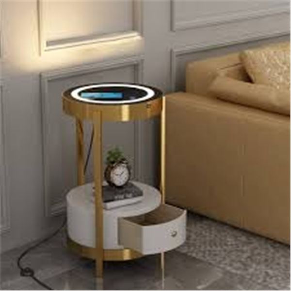 BRAND NEW WANGPENGKAI GOLD SMART LED NIGHTSTAND