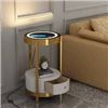 Image 1 : BRAND NEW WANGPENGKAI GOLD SMART LED NIGHTSTAND