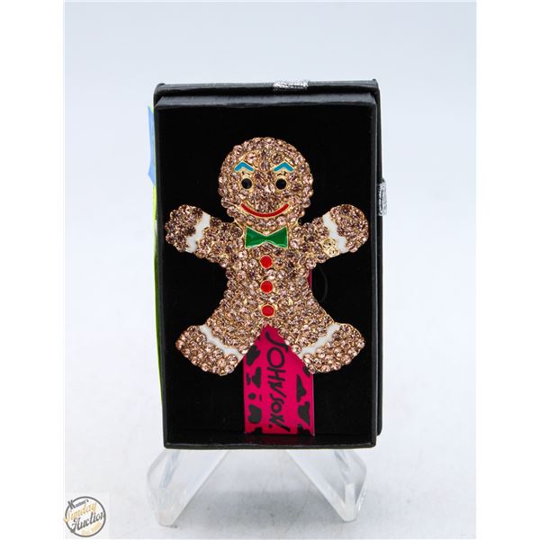 GINGERBREAD,MAN,BETSEY JOHNSON, 2.20”X 1.85”