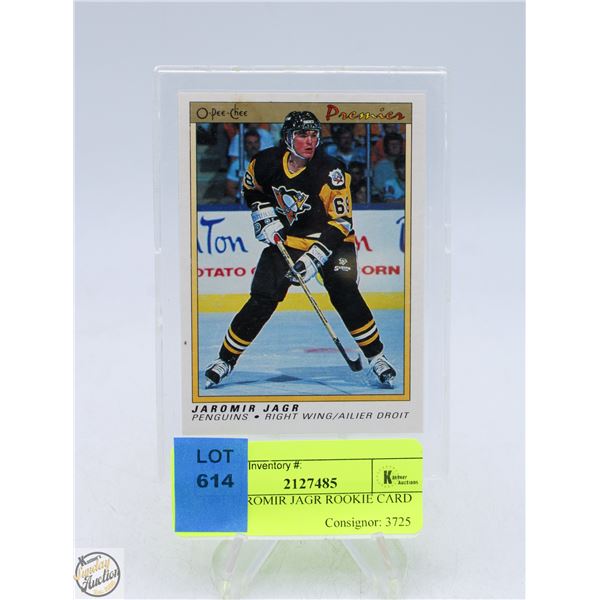 1991 JAROMIR JAGR ROOKIE CARD