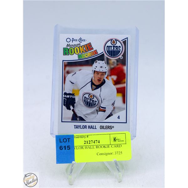 2010 TAYLOR HALL ROOKIE CARD OILERS