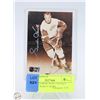 Image 1 : SIGNED GORDIE HOWE HOCKEY CARD W MARTY HOWE