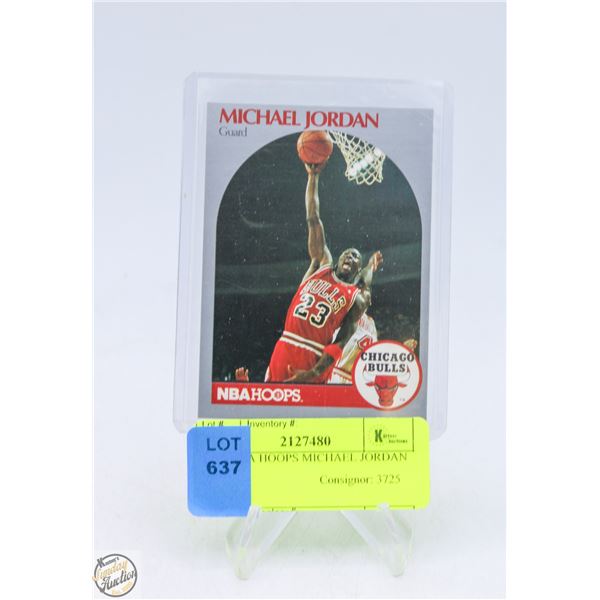 1990 NBA HOOPS MICHAEL JORDAN CARD