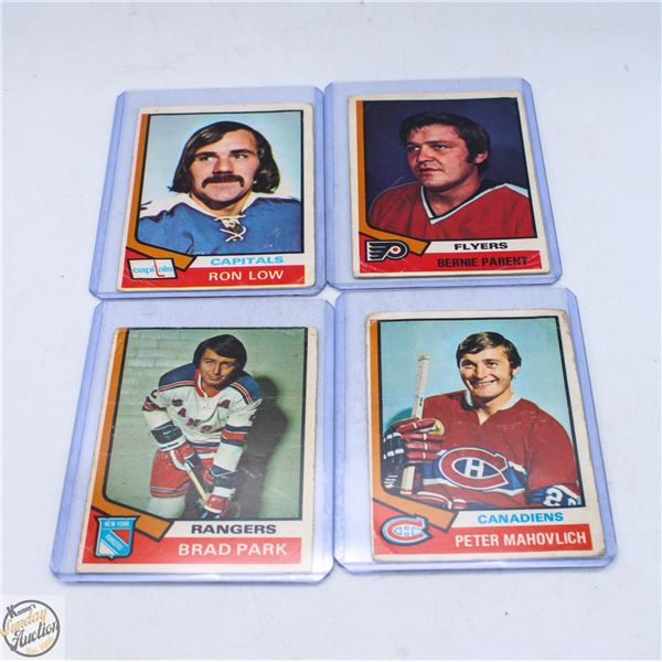 LOT OF 1974 OPC HOCKEY STAR CARDS