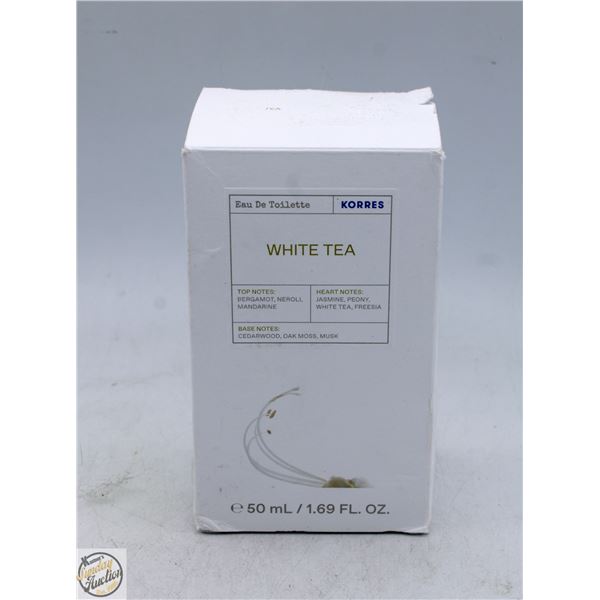 KORRES WHITE TEA 50ML EAU DE TOILETTE, MADE IN