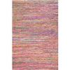 Image 1 : NEW NULOOM ROCHELL HAND WOVEN AREA RUG 3 X 5FT