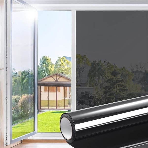 NEW HOMEIN ONE WAY MIRROR WINDOW FILM 44.5X200CM
