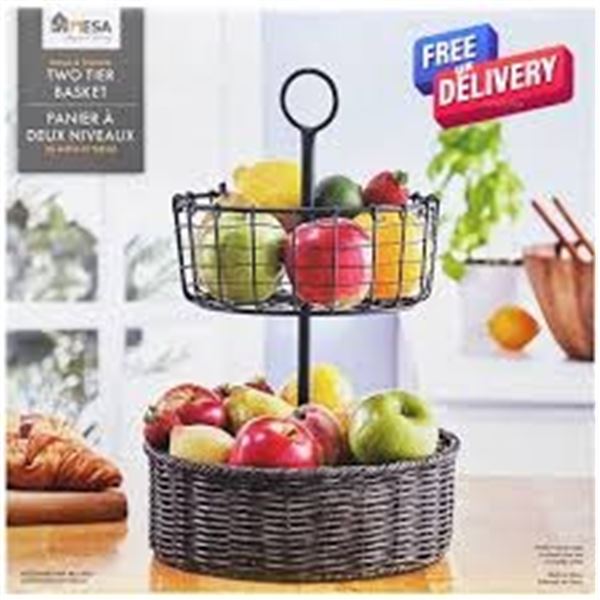 NEW MESA 2 TIER BASKET