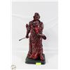 Image 1 : 24” TALL ORIENTAL WARRIOR FIGURE 22.5" TALL