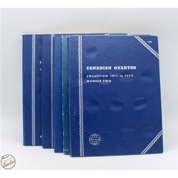 5 UNUSED WHITMAN COIN COLLECTION FOLDERS