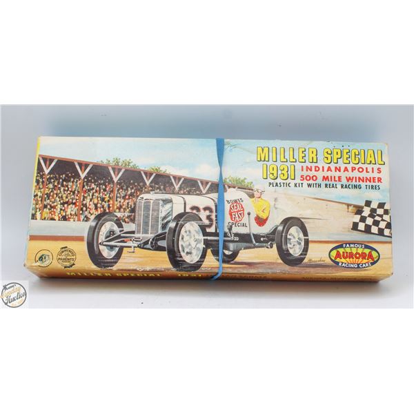 GLASS & STEELY MARBLES IN A MILLER SPECIAL 1931