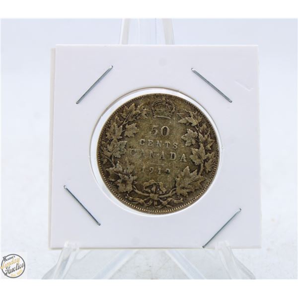 1919 CANADIAN 50 CENT PIECE