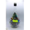 Image 1 : GLASS MARGLES IN A LONDON ON. WINERY DECANTER