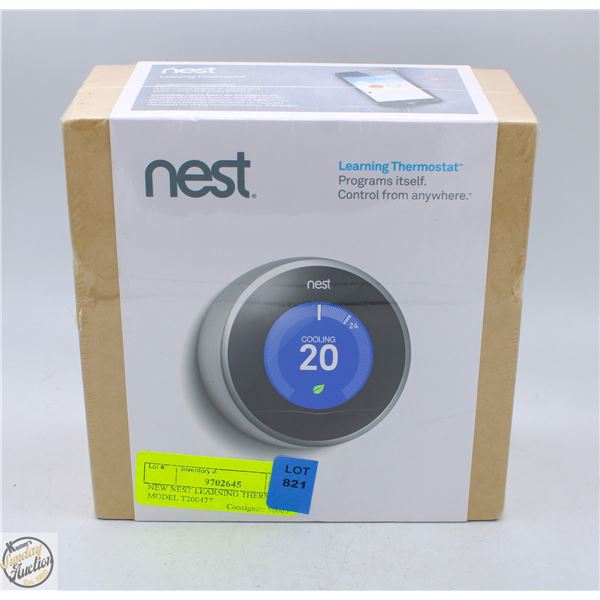 NEW NEST LEARNING THERMOSTAT MODEL T200477