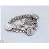 Image 1 : SILVER PLATED CHARM BRACELET