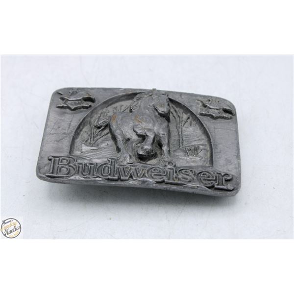 BERGAMOT 1990 BUDWISER OFFICIAL PRODUCT BELT